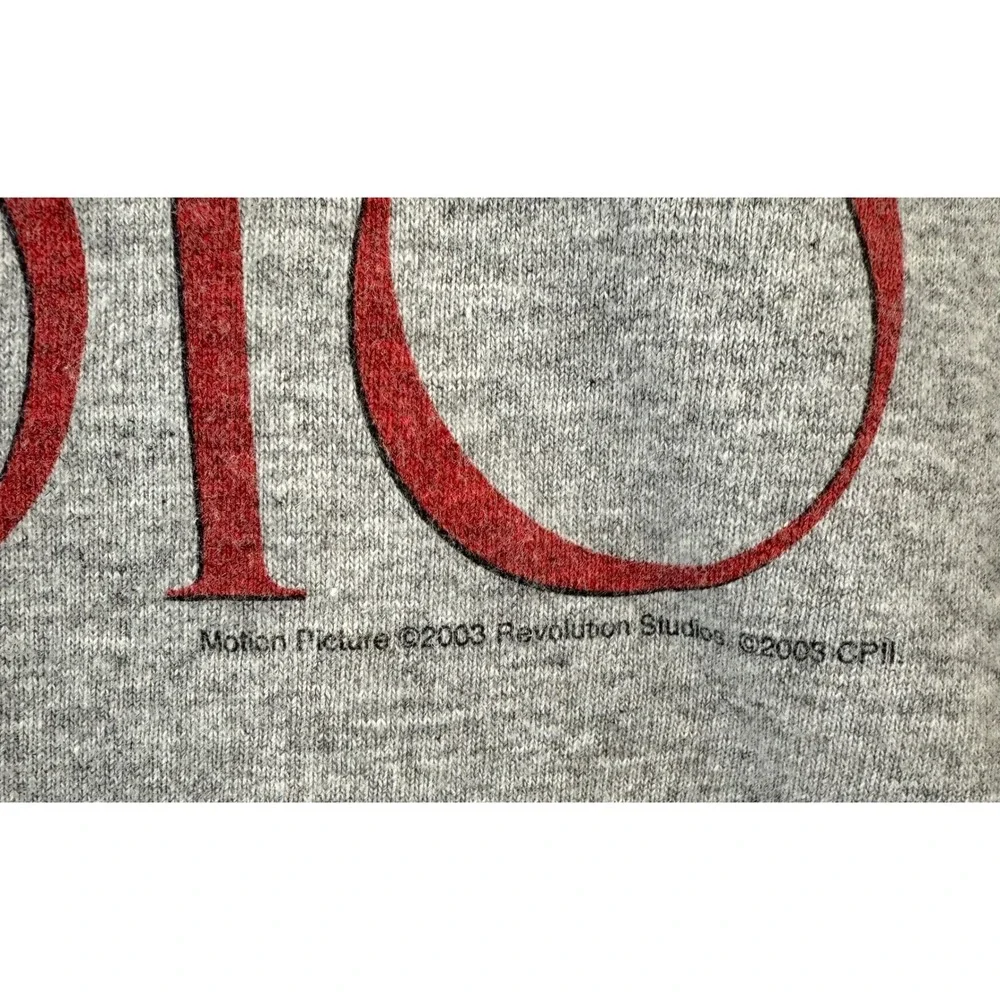 Vintage 2003 Radio Movie Promo T-Shirt Mens XL Gray Gildan Ultra Cotton Film Tee